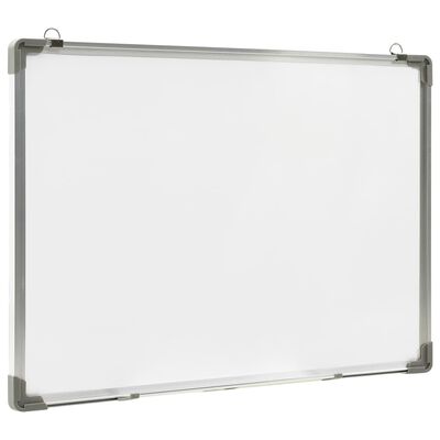 vidaXL magnētiska sausās dzēšanas tāfele, balta, 70x50 cm, tērauds