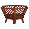 vidaXL Uguns bedre Rūsa 60 x 53 x 30 cm Novecināts tērauds