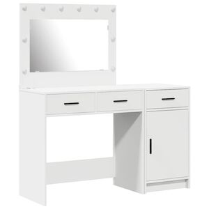vidaXL Dressing galds 2 gab. Balts 40 x 41 x 75 cm Inženierijas koks