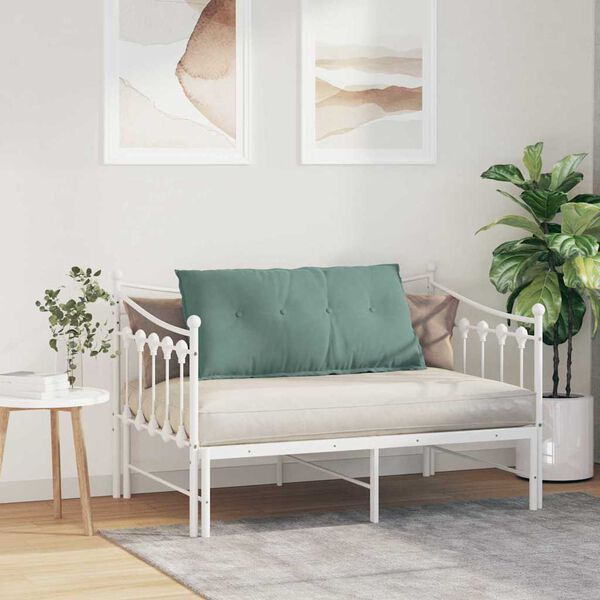 vidaXL Atpakaļ spilvens Jūras zaļa 100 x 50 cm Korduroja audums