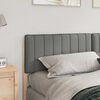 vidaXL Mīkstināts gultas galvgalis Brūna un gai&scaron;i pelēka 200 cm