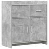 vidaXL Puse Betona pelēks 75 x 36 x 80 cm Inženierijas koks