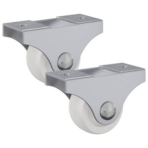 vidaXL Ritenis 2 gab. Balts 42 x 11,5 x 29 mm Dzelzs