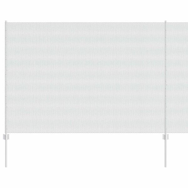 vidaXL Žogs ar stabu Sudraba 1,5 x 25 m Tērauds