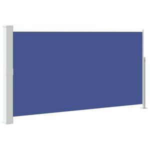 vidaXL izvelkama terases sānu markīze, 160x300 cm, zila