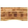 vidaXL galda virsma ar izliekumu, 120x60x2,5 cm, mango masīvkoks