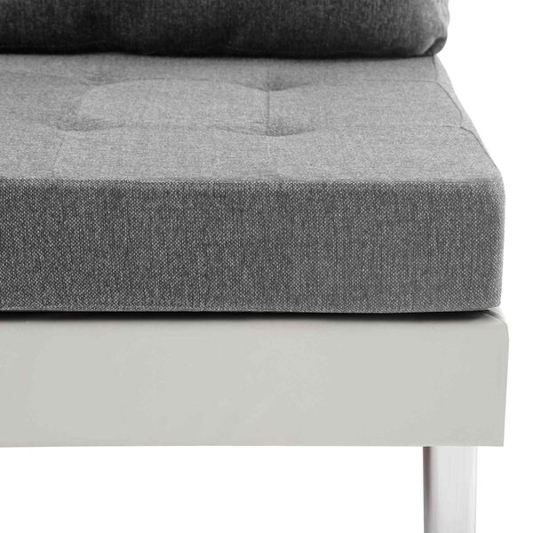 vidaXL Dīvāns Balts Mākslīgā Āda