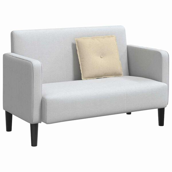 vidaXL Atpakaļ spilvens Krēmkrāsa 50 x 19 x 45 cm audums