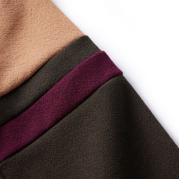 Bērnu džemperis, tum&scaron;a haki krāsa, gai&scaron;i brūna krāsa, 128