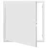 vidaXL Pieejas panelis Balts 63 x 63 x 3 cm Tērauds