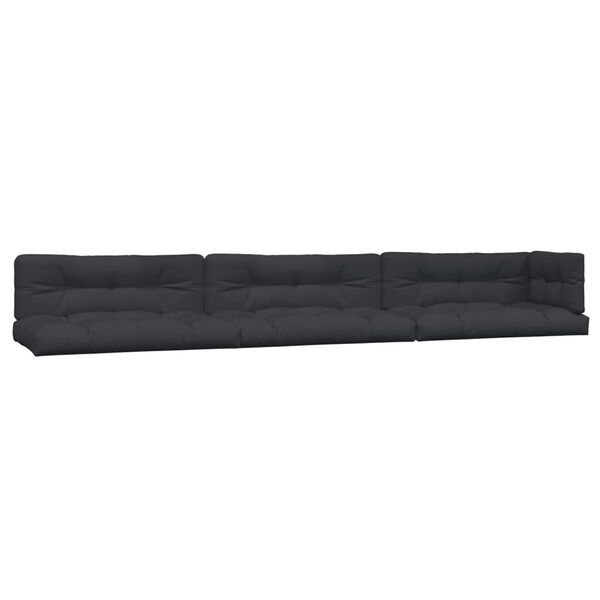 vidaXL 6-daļīgs dārza pale&scaron;u dīvāna komplekts ar matračiem, akācija