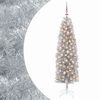 vidaXL Mākslīgā slaida Ziemassvētku egle ar bumbiņām 180 cm 300 LED