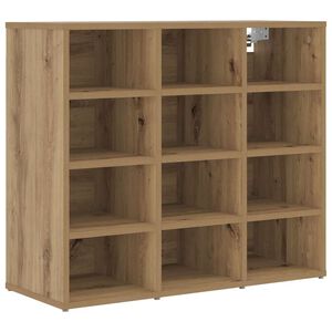 vidaXL Apavu skapis 77,5 x 30 x 67 cm Inženierijas koks Artisan Ozols