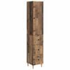 vidaXL Skapju komplekts 2 pcs 33 x 34,5 x 90 cm Inženierijas koks