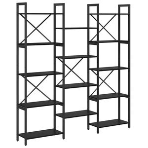 vidaXL Grāmatu plaukts 156 x 25 x 167 cm Inženierijas koks