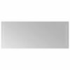 vidaXL LED vannas spogulis Caurspīdīgs 100 x 40 cm rūdīts stikls
