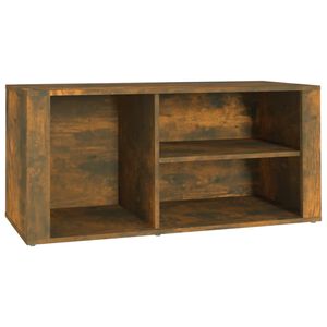 vidaXL apavu plaukts, ozolkoka krāsa, 100x35x45 cm, inženierijas koks