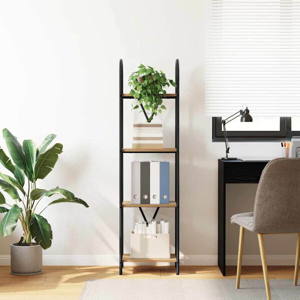 vidaXL Grāmatu plaukts Artisānā ozols 40 x 30 x 146 cm