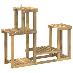 vidaXL Augu statīvs Balts 90 x 25 x 73 cm Cietā akācijas koks