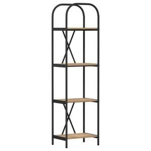 vidaXL Grāmatu plaukts 4 līmeņi 40 x 30 x 146 cm Inženierijas koks