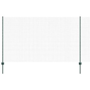 vidaXL Saskaldīta stieple ar stabu 10 x 1,4 m (W x H)