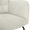 vidaXL &scaron;ūpuļkrēsls, krēmkrāsas samts