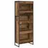 vidaXL Grāmatplaukts 60 x 30 x 155 cm Inženierijas koks Vecs koks