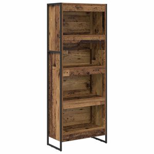 vidaXL Grāmatplaukts 60 x 30 x 155 cm Inženierijas koks Vecs koks