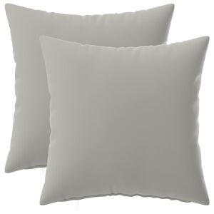 vidaXL Spilvenu pārvalks 2 pcs HEERLEN Pelēka 30 x 30 cm Poliesters