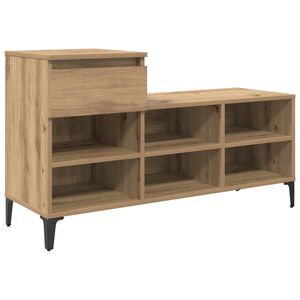 vidaXL Apavu skapis 102 x 36 x 60 cm Inženierijas koks Artisan Ozols