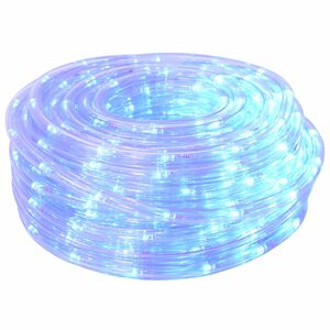 vidaXL Ziemassvētku LED gaismas &scaron;ļūtene 240 LED Zils un 10 m