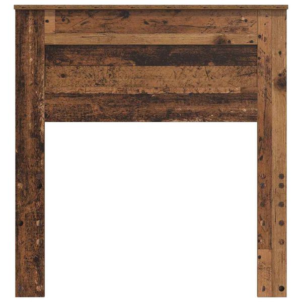 vidaXL Galvgalis ar galvas klāju Vecs koks 75 cm Inženierijas koks