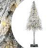 vidaXL Ziemassvētku eglīte su 150 LED Balts 120 cm PE un tērauds