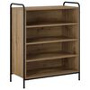 vidaXL Apavu skapis 76 x 36,5 x 93 cm Inženierijas koks Artisan Ozols