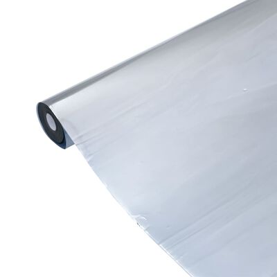 vidaXL atstarojoša plēve, sudrabaina, 45x2000 cm, PVC