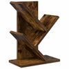 vidaXL Koka grāmatu plaukts 3 līmeņi 30 x 18 x 40 cm Inženierijas koks
