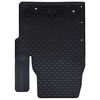 vidaXL Auto paklājs 3 pcs Melns piemērots TRANSIT CUSTOM 2023- Gumija