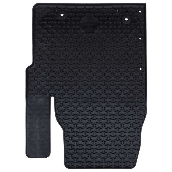 vidaXL Auto paklājs 3 pcs Melns piemērots TRANSIT CUSTOM 2023- Gumija