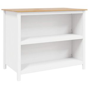 vidaXL Virtuves salas HILL Balts 112 x 66 x 90 cm Masīvs priedes koks