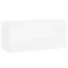 vidaXL vannasistabas mēbeļu komplekts, balts, skaidu plāksne