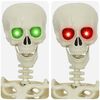 vidaXL Halloween skelets Balts 155 x 38.5 cm Plastmasa