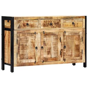 vidaXL kumode, 120x35x76 cm, mango masīvkoks