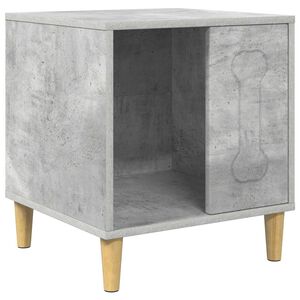 vidaXL Suņu māja Betons 44 x 42 x 49 cm Inženierijas koks