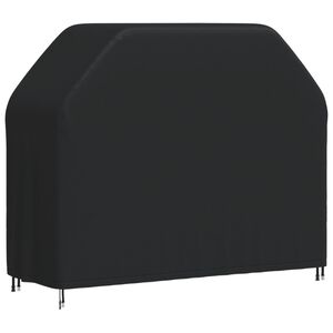 vidaXL grila pārsegs, 140x58x106 cm, melns, 420D 420D audums