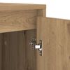 vidaXL Veļas ma&scaron;īnas skapis ar durvīm Mākslīgā ozola 87 x 60 x 69 cm