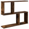 vidaXL Sienas plaukts Kūpināts ozols 60 x 12 x 50,5 cm