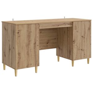 vidaXL Galds Artisan Ozols Inženierijas koks 142,5 x 50 x 75 cm