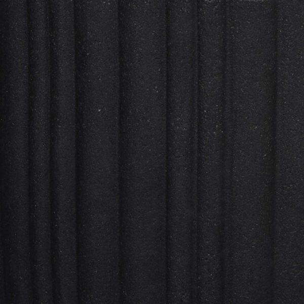 Capi olveida puķu kaste Urban Tube, 54x52 cm, melna, KBLT935