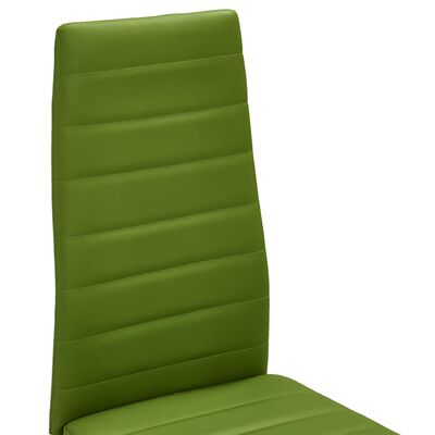vidaXL 3-daļīgs virtuves mēbeļu komplekts, laima zaļa mākslīgā āda