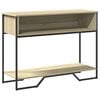 vidaXL konsoles galdiņ&scaron;, koka krāsa, 100x35x74,5 cm, inženierijas koks